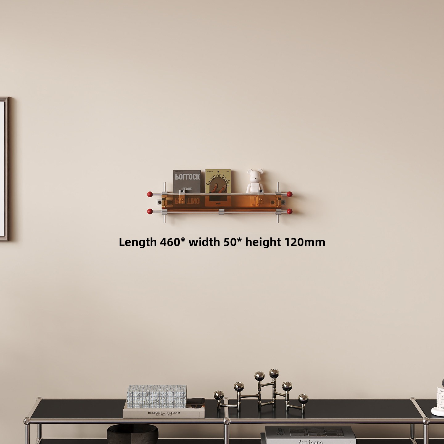 Lighting And Decor Magazine - Acryl-Lichtachsen-Zeitschriftenständer Wanddekoration Wandmontiertes Präsentationsregal für Bücher