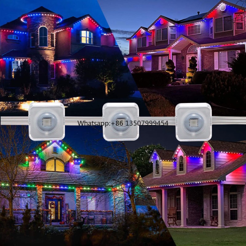 Lighting Decor - WLAN-gesteuerte Smarte LED-Lichtstreifen 15M RGB Farbwechsel