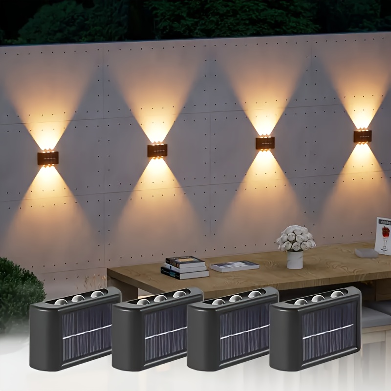 Garden Lighting Decor - LED Solarleuchte für Außen, Wasserdichte Solar-Wandlampe