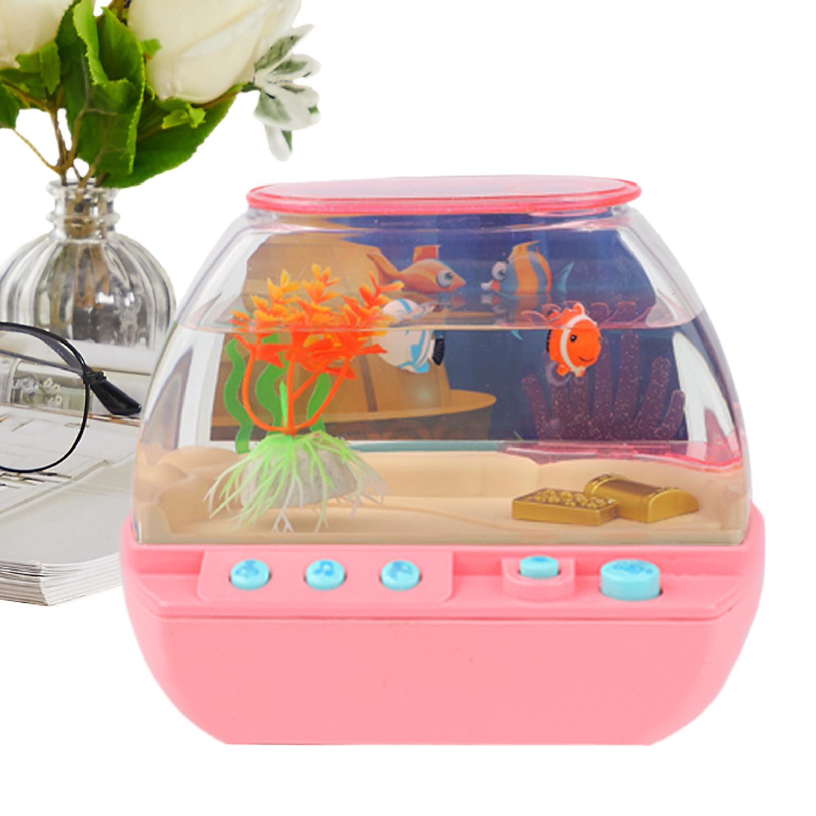Lighting Decor - Spielzeug-Aquarium als Heimdekoration mit Musik und
