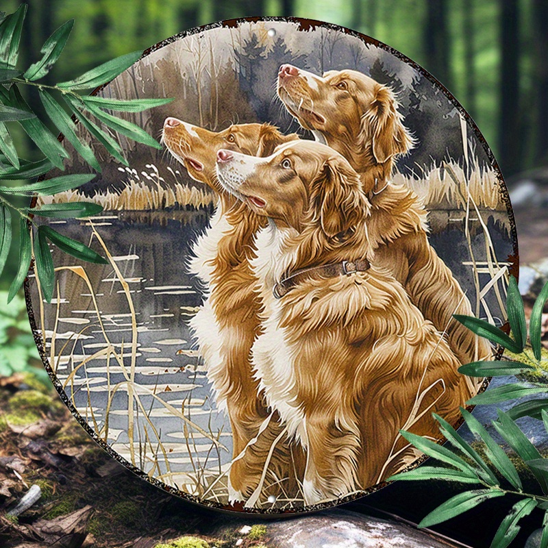 Nova Decor & Lighting Vase Glass Brun 26Cm - Nova Scotia Duck Tolling Retriever –