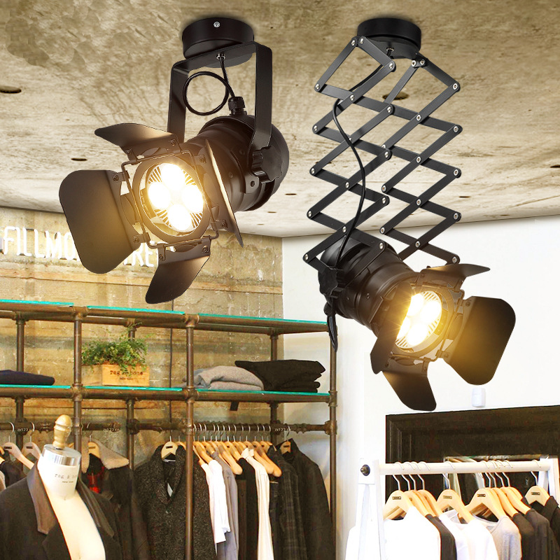 Lighting Room Decor Photo - Moderne LED-Kronleuchter-Fotostudio-Kronleuchter-industrielle Wind-Deckenleuchte-faltendes Restaurant-dekorative Innenbeleuchtung