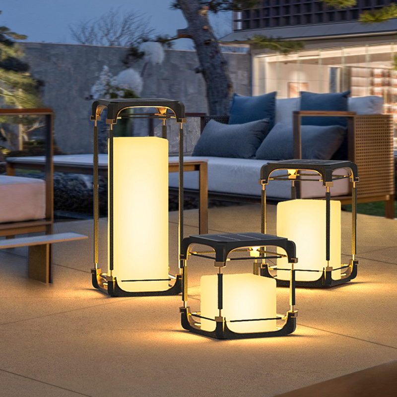 Garden Lighting Decor - Leuchtende Stehlampe für den Hof, Solar-LED-Außenbeleuchtung,