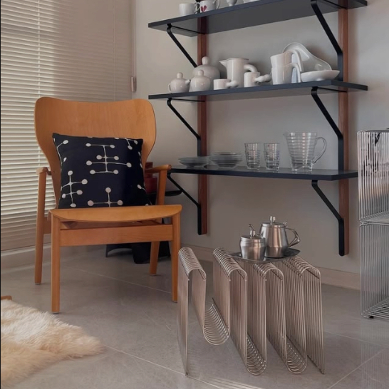 Lighting And Decor Magazine - Luxuriöser Zeitschriftenständer Kreativer Bodenständer für Wohnzimmer
