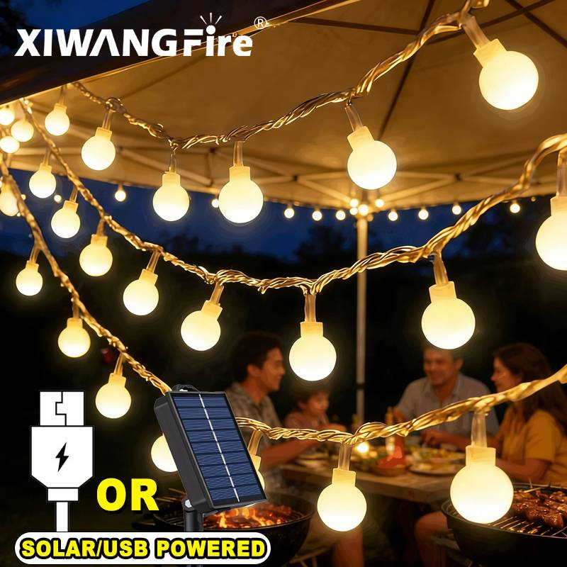 3-10M Solar-/USB-/Batterie-Lic – Garden Lighting Decor Bewertung und Preis