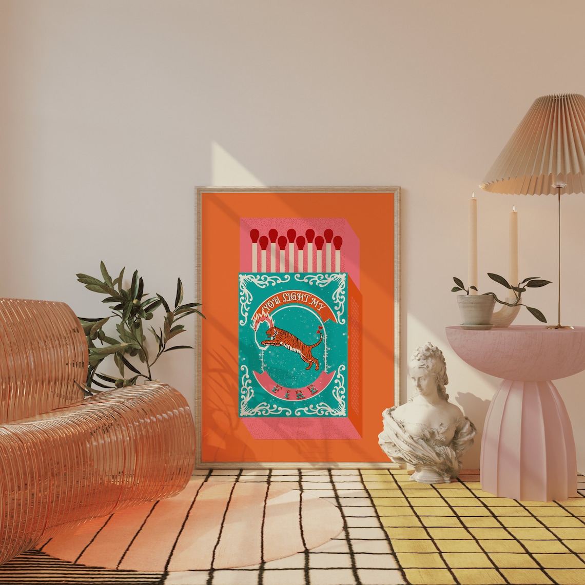 You Light My Fire Orange Match – Kitchen Decor Lighting Bewertung und Preis