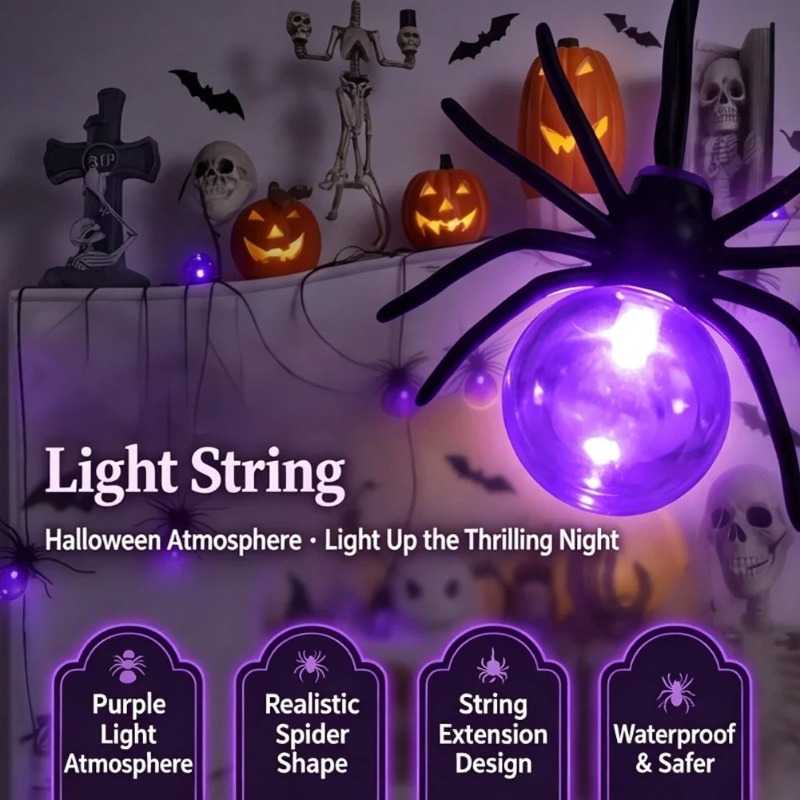 Batteriebetriebene Spinnen-LED – Garden Lighting Decor Bewertung und Preis