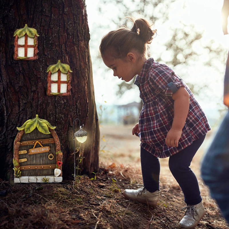 Miniatur-Feenhaus mit Fenster  – Home Decor Lighting Tree Bewertung und Preis