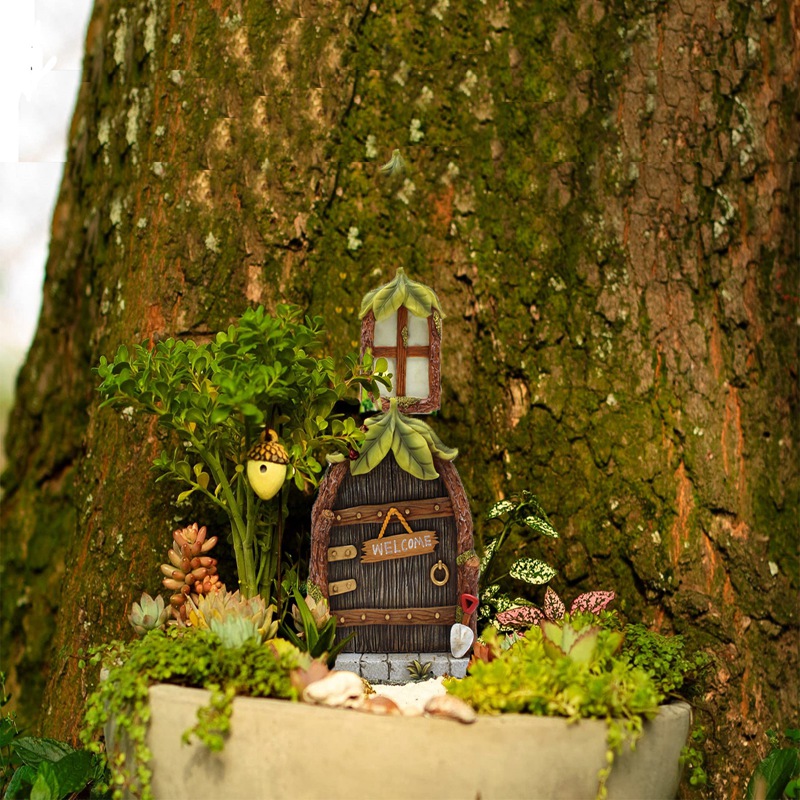 Miniatur-Feenhaus mit Fenster  – Home Decor Lighting Tree Bewertung und Preis