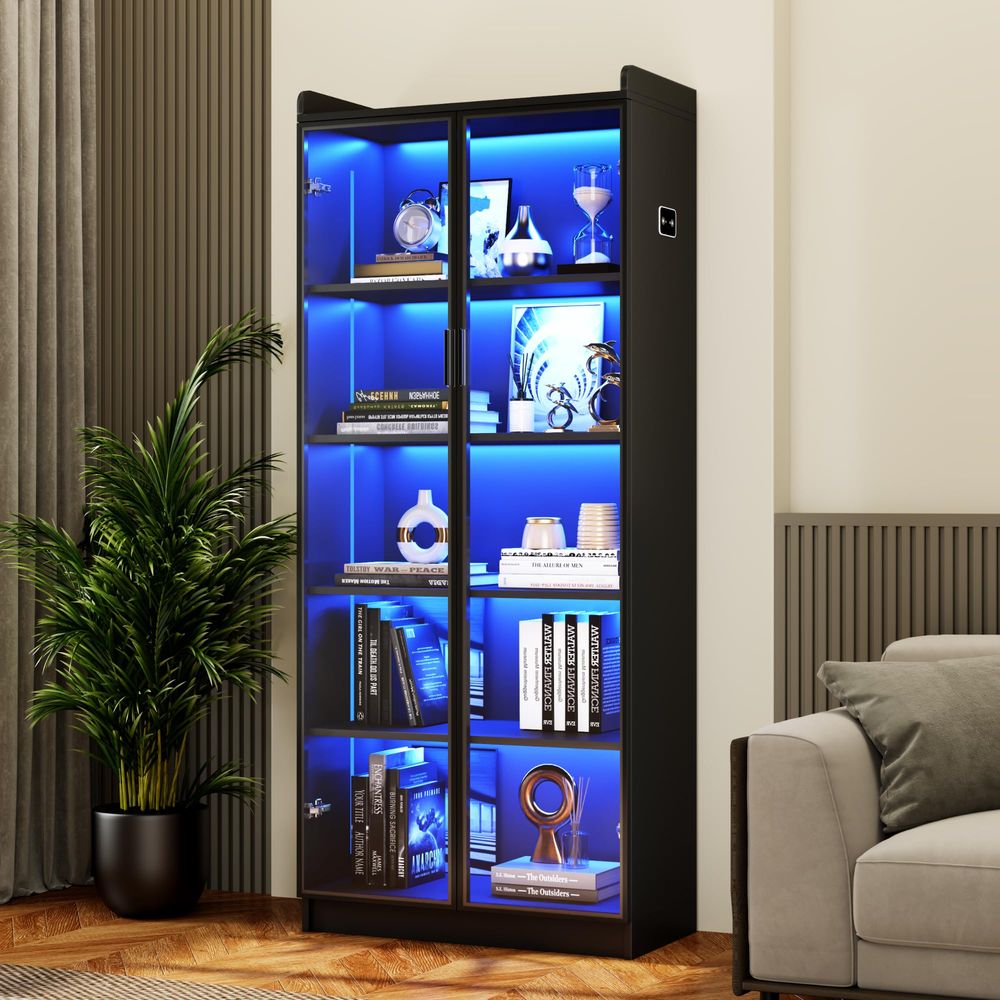 Vitrine mit verstellbaren Rega – Lighting & Home Decor Studio Bewertung und Preis