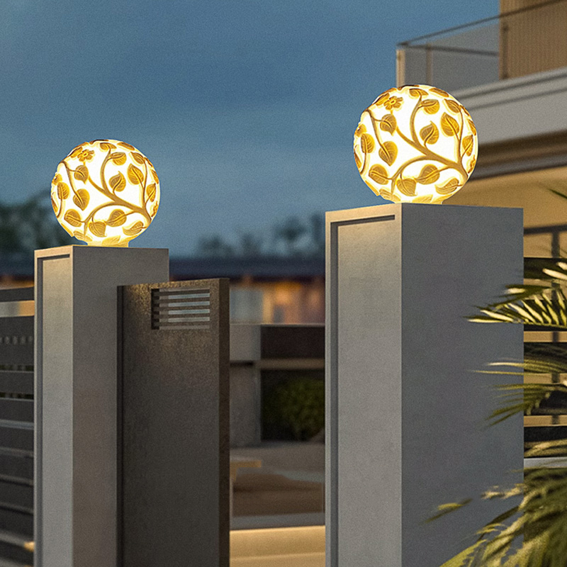 Säulenleuchten für den Außenbe – Garden Lighting Decor Bewertung und Preis