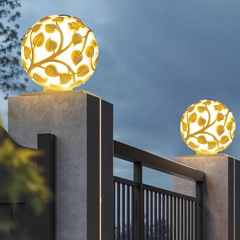 Säulenleuchten für den Außenbe – Garden Lighting Decor Bewertung und Preis
