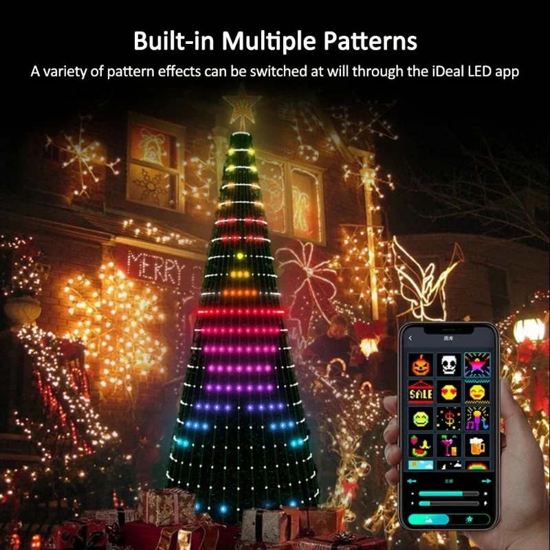 Weihnachtsstern-Baumbeleuchtun – Home Decor Lighting Tree Bewertung und Preis