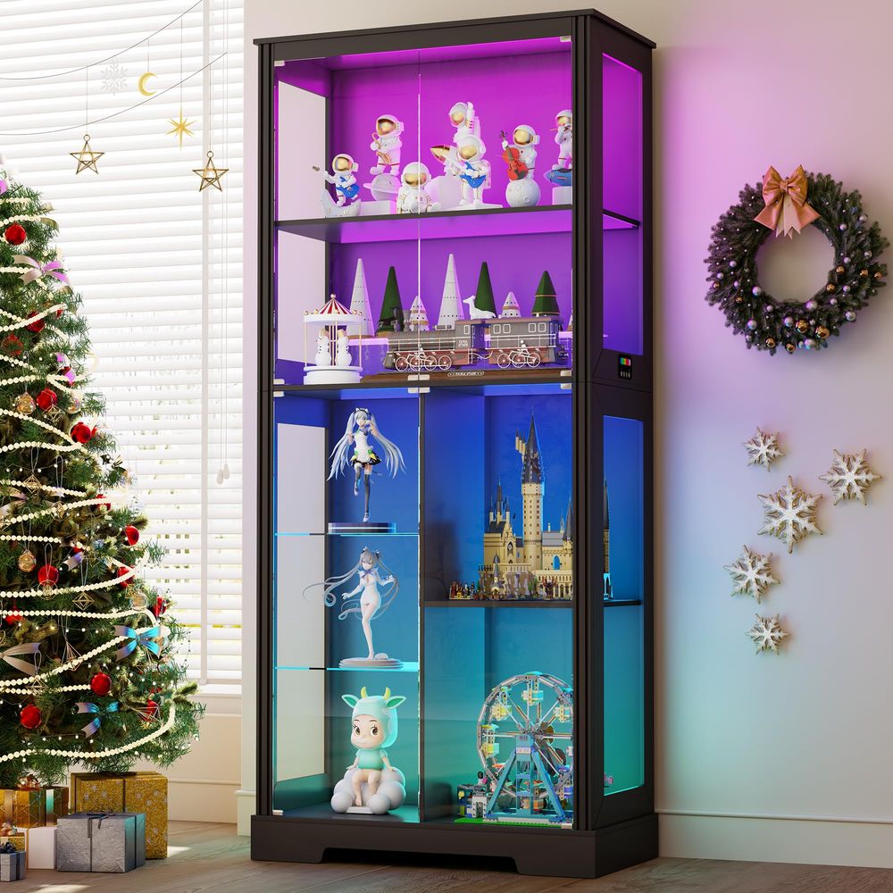 Beleuchteter Eck-Vitrinenschra – Lighting & Home Decor Studio Bewertung und Preis