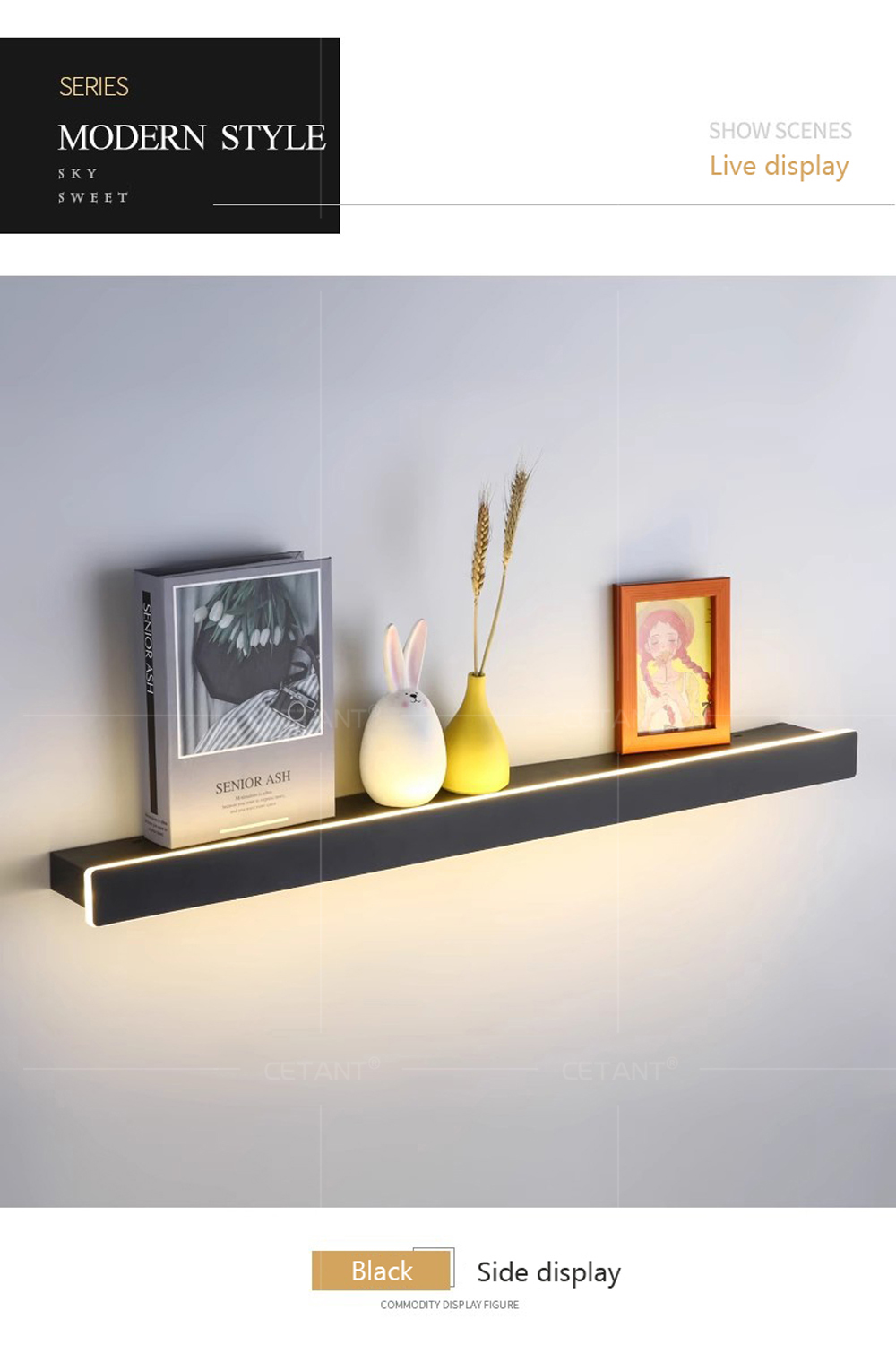 Moderne LED-beleuchtete schweb – Lighting Room Decor Photo Bewertung und Preis
