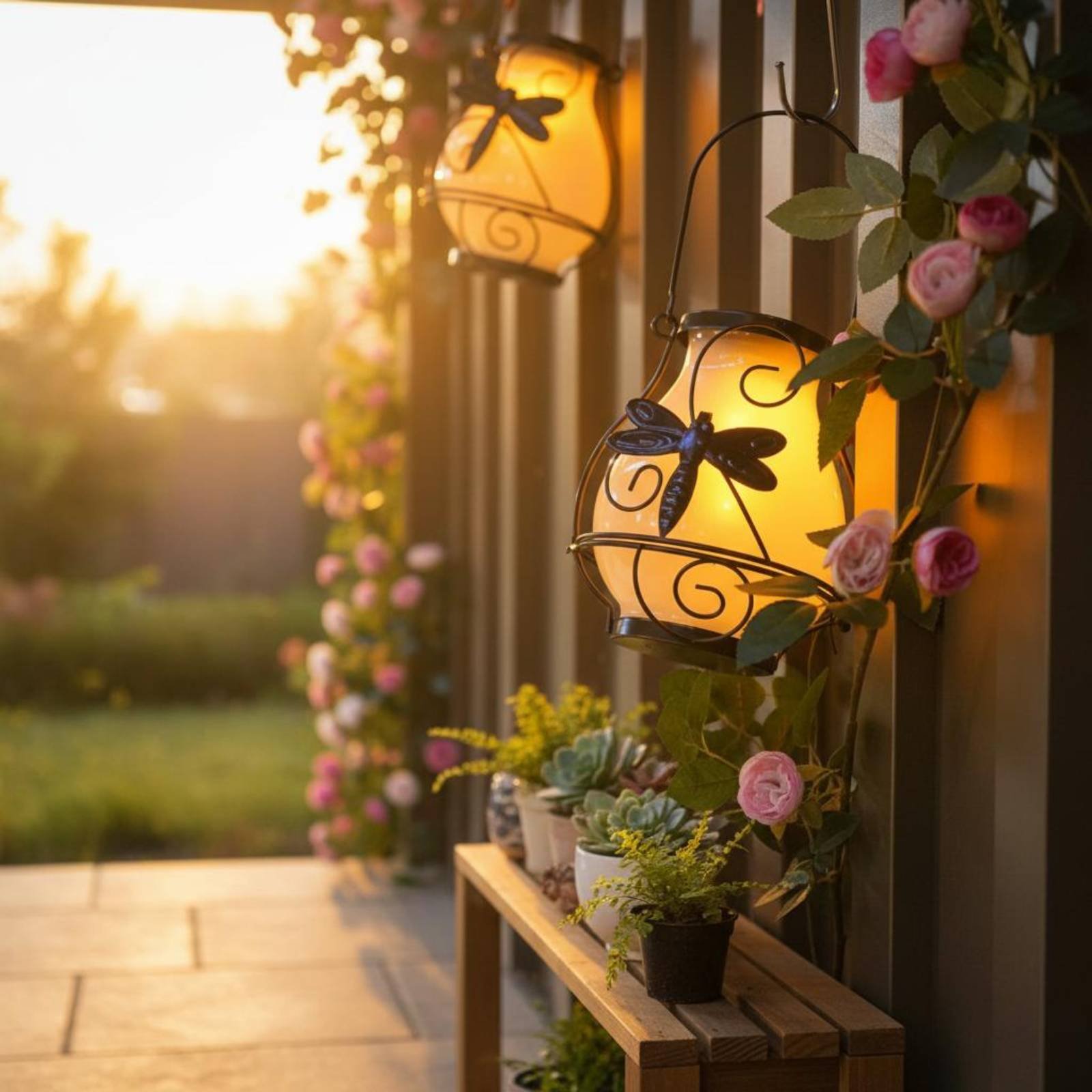 Solar-Schmetterlingslaterne, w – Garden Lighting Decor Bewertung und Preis