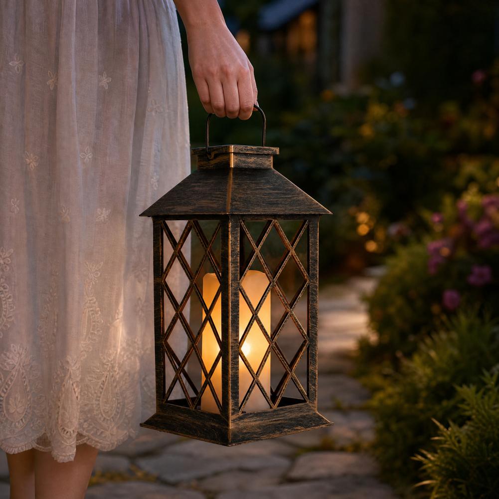 Retro-Solarlaterne, Solar-Kerz – Garden Lighting Decor Bewertung und Preis