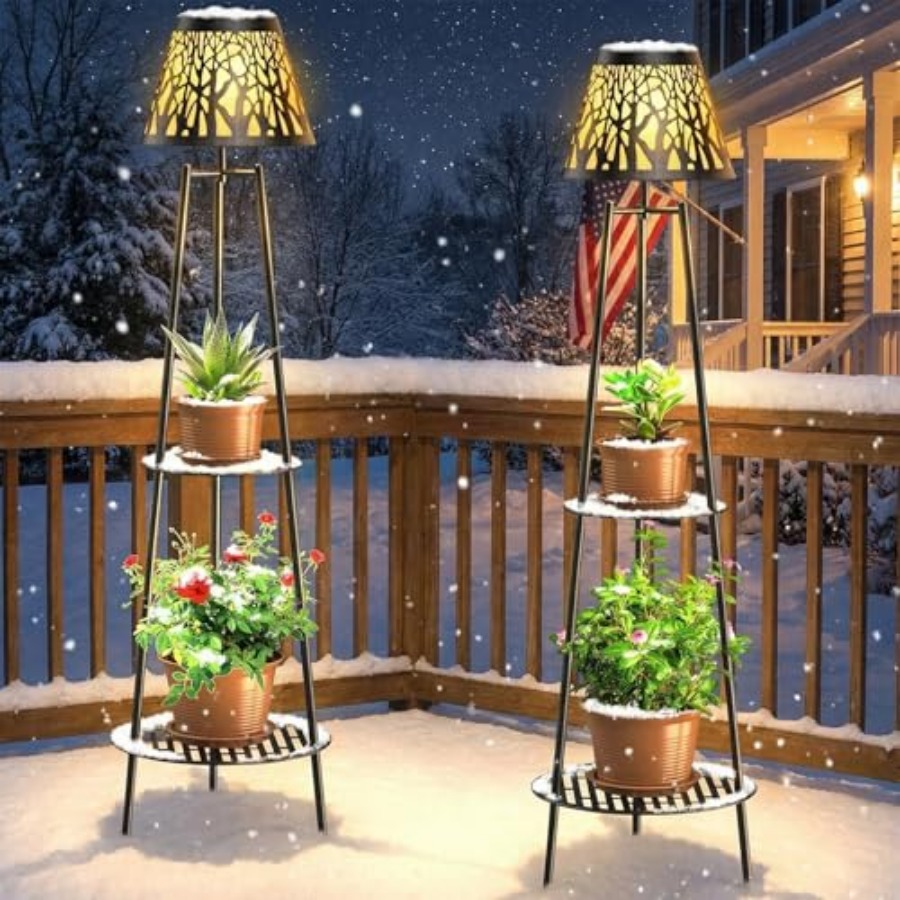 2er-Pack Solar-Bodenleuchte fü – Garden Lighting Decor Bewertung und Preis