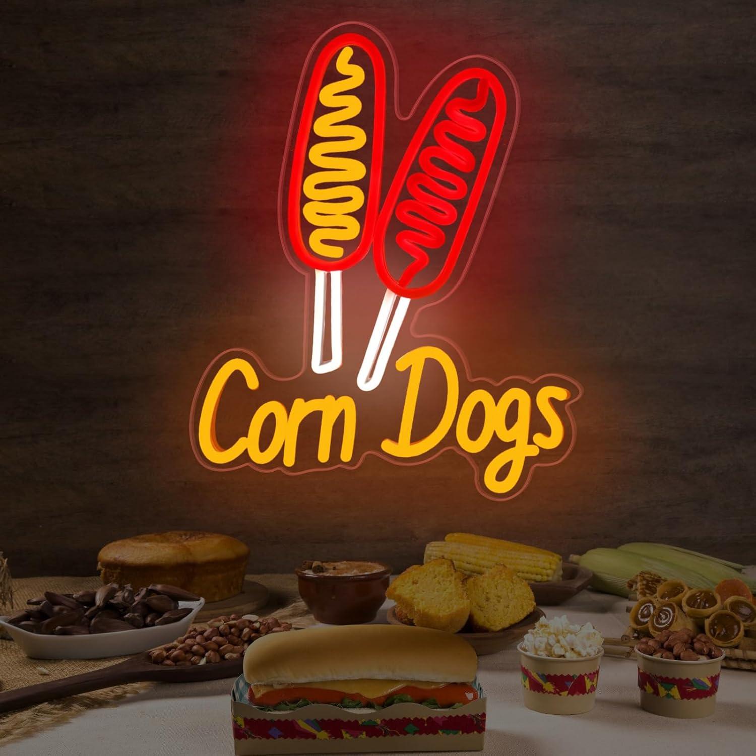 Corn Dog Neon-Schild Snack USB – Lighting Decoration For Wedding Bewertung und Preis
